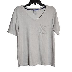 Croft & Barrow Light Heather Pocket Pajama Lounge Tee, NWT, Small